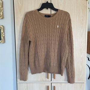 Vintage Polo Cable Knit Sweater